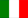 Ein Bild der italienischen Flagge